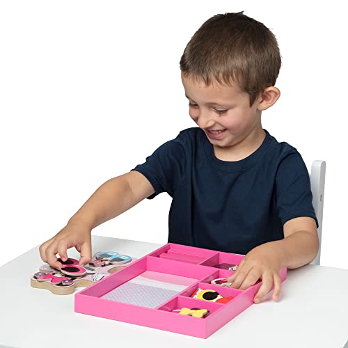 Melissa and Doug Disney Minnie Mouse Magnetic Dress-Up Wooden Doll Pretend Play Set (35+ pcs)