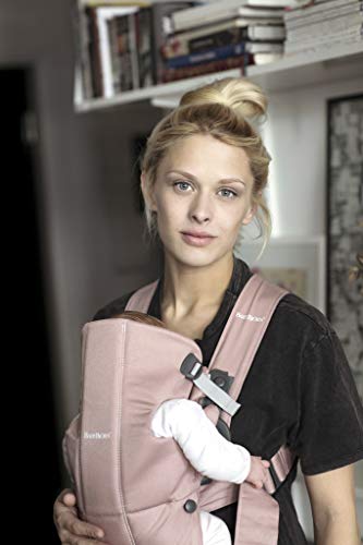 BabyBjörn Baby Carrier Mini, Cotton, Dusty Pink