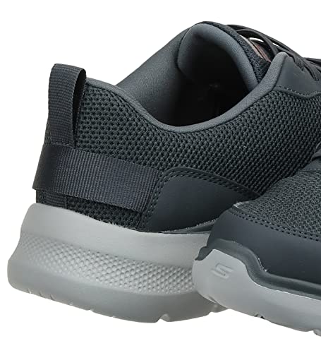 Skechers Men's Gowalk 6-Athletic Workout Walking Shoes with Air Cooled Foam Sneakers, Charcoal 2, 8.5