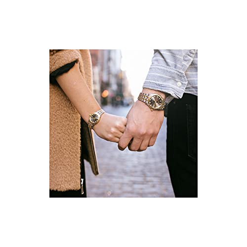 Citizen Men's Eco-Drive Corso Classic Watch in two-tone Stainless Steel, Blue Dial (Model: BM7334-58L)