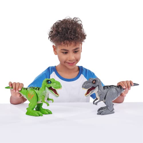 Robo Alive Attacking Grey T-Rex Battery-Powered Robotic Toy by Zuru