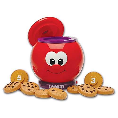 The Learning Journey Learn With Me - Count and Learn Cookie Jar - Counting and Numbers STEM Teaching Toddler Toys and Gifts for Boys and Girls Ages 2 Years and Up - Award Winning Preschool Learning Toys