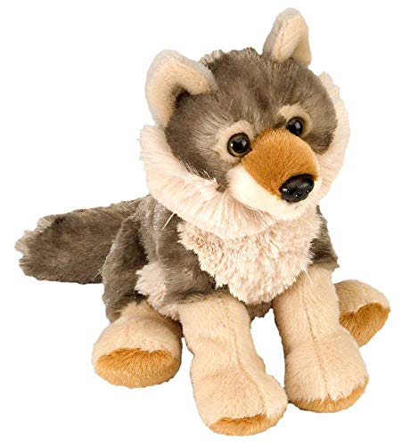 Wild Republic Wolf Plush, Stuffed Animal, Plush Toy, Gifts for Kids, Cuddlekins, 8 Inches