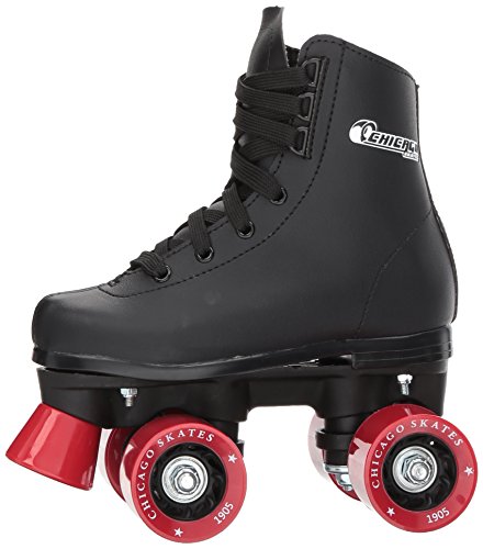CHICAGO Boys Rink Roller Skate - Black Youth Quad Skates - Size J11