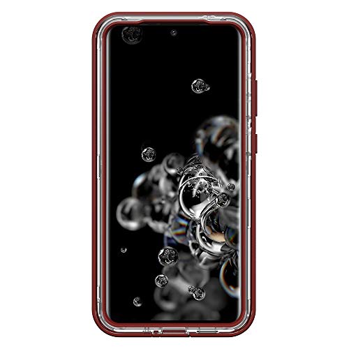 LifeProof Next Series Case for Galaxy S20 Ultra/Galaxy S20 Ultra 5G (ONLY - Not Compatible with Any Other Galaxy S20 Models) - Raspberry ICE (Clear/RED Dahlia)