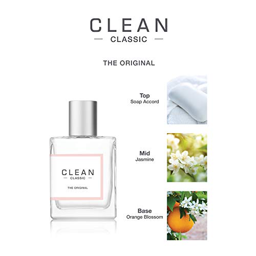 CLEAN CLASSIC Eau de Parfum Light, Casual Perfume Layerable, Spray Fragrance Vegan, Phthalate-Free, and Paraben-Free
