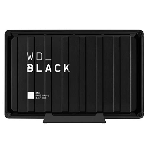 WD_BLACK 8TB D10 Game Drive - Portable External Hard Drive HDD Compatible with Playstation, Xbox, PC, and Mac - WDBA3P0080HBK-NESN