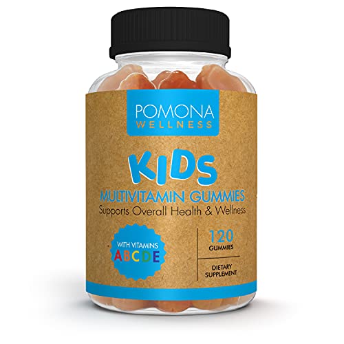 Pomona Wellness Daily Kids Multivitamin Gummies, Supports Overall Health and Immune Support, Vitamins and Minerals Gummy, A, C, D, E, Bs, Zinc, Fruit Flavor, 120 Count