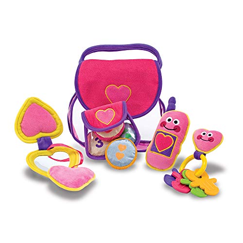 Melissa and Doug Pretty Purse Fill and Spill Soft Play Set Toddler Toy