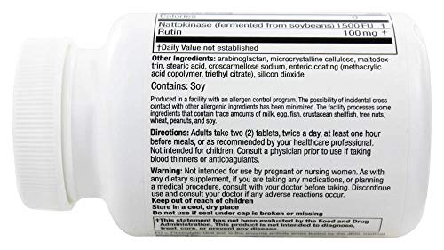 Naturally Vitamins - Nattokinase - 120 tabs