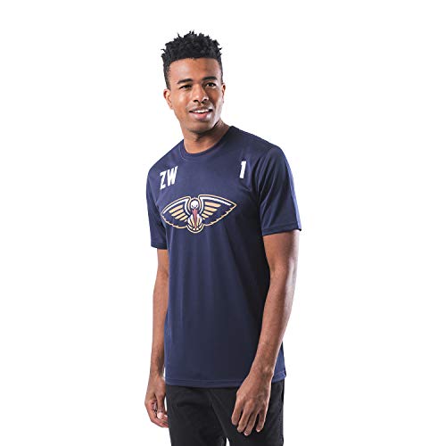 Ultra Game NBA New Orleans Pelicans - Zion Williamson Mens Active Tee Shirt, Team Color, X-Large
