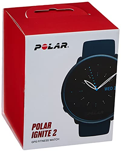Polar Ignite 2 - Fitness Smartwatch with Integrated GPS - Wrist-Based Heart Monitor - Personalized Guidance for Workouts, Recovery and Sleep Tracking - Music Controls, Weather, Phone Notifications