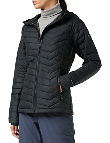 Columbia Women's Powder Lite Hooded Jacket, Black, Small