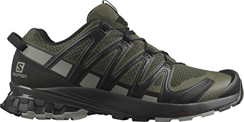 Salomon XA PRO 3D v8 Trail Running Shoes for Men, Grape Leaf/Peat/Shadow, 9.5