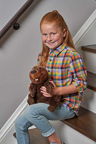 WILD REPUBLIC Beaver Plush, Stuffed Animal, Plush Toy, Kids Gifts, Cuddlekins, 12'