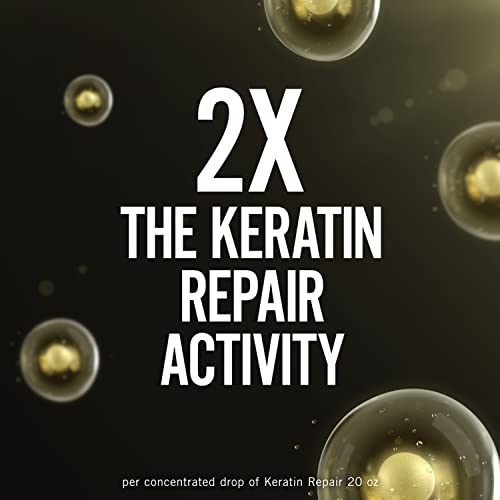 TRESemmé Ultra Keratin Repair Concentrate Shampoo for Damaged Hair, Visible Repair in 30 Seconds, Fast-Lather Technology and 2X More Washes 20 oz