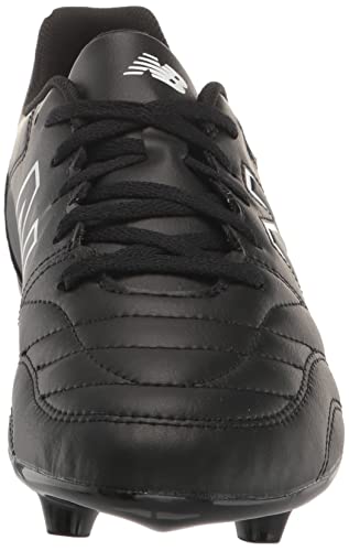 New Balance Boy's 442 V2 Academy FG Junior Soccer Shoe, Black/White, 1.5 Little Kid