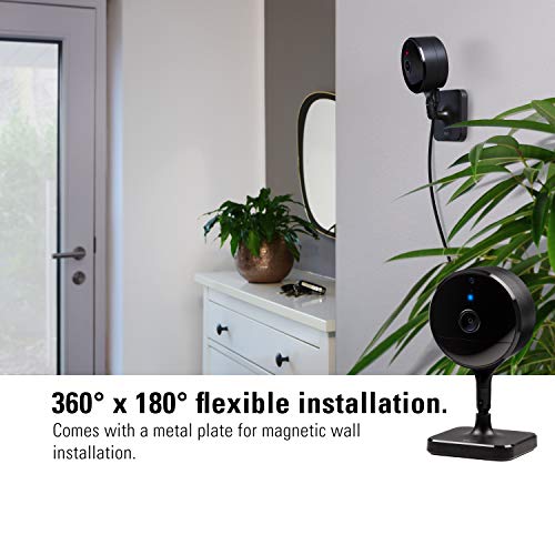 Eve Cam - Apple HomeKit Smart Home Secure Indoor Camera with Motion Sensor, Microphone, Speaker and Night Vision, App Compatibility, iPhone/iPad/Apple Watch Notifications