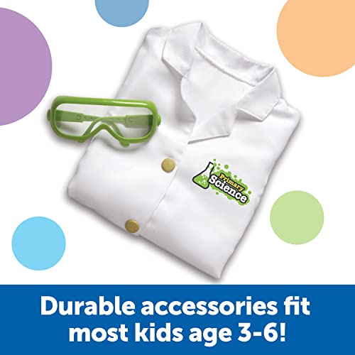 Learning Resources Lab Gear - 2 Pieces, Ages 3+ Toddler Learning Games, Pretend Play Scientist Costume, Lab Gear for Kids, Science for Kids, STEM Games