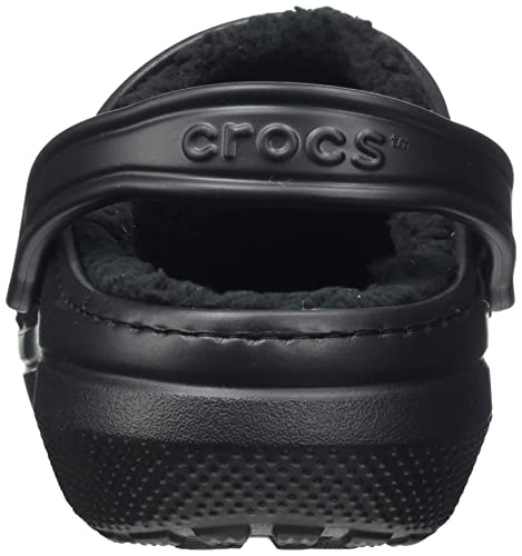 Crocs Classic Lined Clog Black/Black Men's 3, Women's 5 Medium