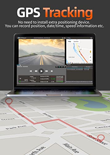WOLFBOX G840S 12' 4K Mirror Dash Cam Backup Camera, 2160P Full HD Smart Rearview Mirror for Cars and Trucks, Front and Rear View Dual Cameras, Night Vision, Parking Assistance, Free 32GB Card and GPS