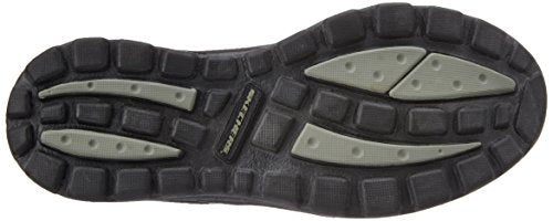 Skechers USA Men's Relaxed Fit Memory Foam Superior Gains Slip-On,8.5 M US,Black