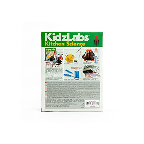 4M Kitchen Science Kit - DIY Chemistry Experiment Lab Stem Toys Gift for Kids and Teens, Boys and Girls (3806)