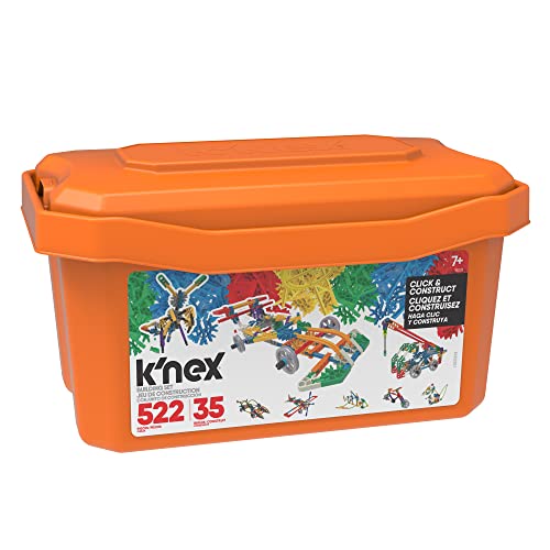 K'NEX Imagine - Click and Construct Value Building Set - 522Piece - 35 Models - Engineering Educational Toy