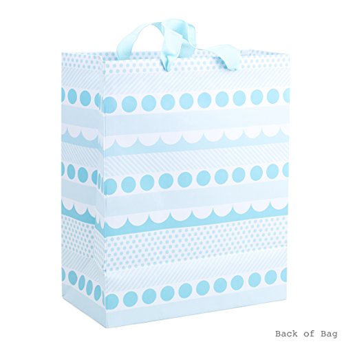 Hallmark Large Baby Shower Gift Bag with Tissue Paper (B is for Boy)