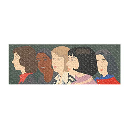 MoMA Alex Katz Five Women Panoramic Puzzle from Galison - Landscape Jigsaw Puzzle of MoMa's Famous Screen Print, 39' x 14', Challenging and Fun, Unique Gift Idea