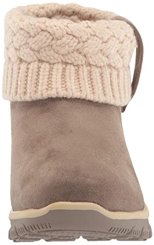 Skechers Women's Easy Going-Cozy Weather Ankle Boot, Taupe, 7