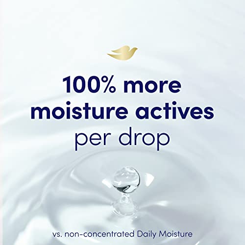 Dove Concentrate Shampoo And Conditioner Set For Dry Hair Moisturizes And Smooths In 30 seconds, 2X More Washes, Combo Pack, 20 fl oz (Pack of 2)