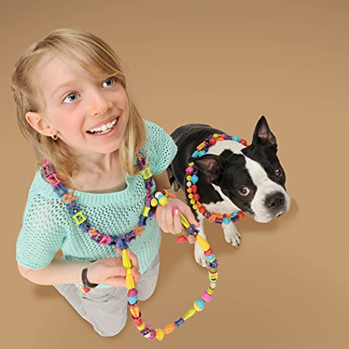 B. toys – Pop Snap Bead Jewelry Set for Kids – Pop Arty! – DIY Craft Jewelry Making Kit – Creative Necklaces, Rings, Bracelets – 4 years + (275 Pcs)