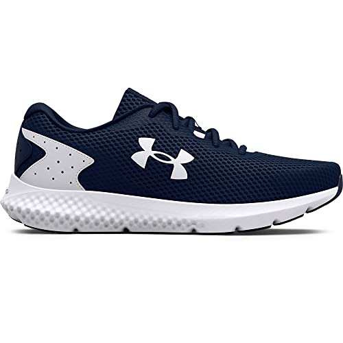Under Armour Men's Charged Rogue 3 Road Running Shoe, Academy Blue (401)/White, 13