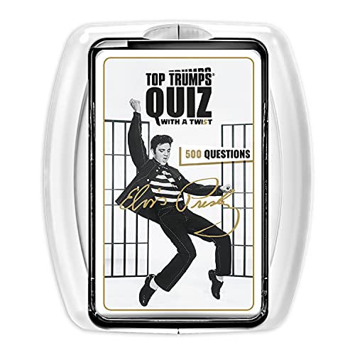 Top Trumps Elvis Presley Quiz Game; Fun Trivia About Elvis, his Music, and More |Fun Family Game for Ages 6 and up
