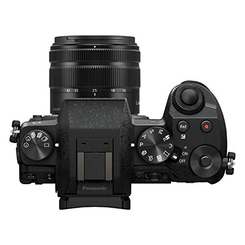 Panasonic LUMIX G7 4K Digital Camera, with LUMIX G VARIO 14-42mm Mega O.I.S. Lens, 16 Megapixel Mirrorless Camera, 3-Inch LCD, DMC-G7KK (Black)