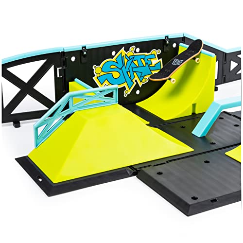 TECH DECK, Transforming SK8 Container Pro Modular Skatepark with Exclusive Fingerboard, Kids Toy for Ages 6 and Up (Styles May Vary)