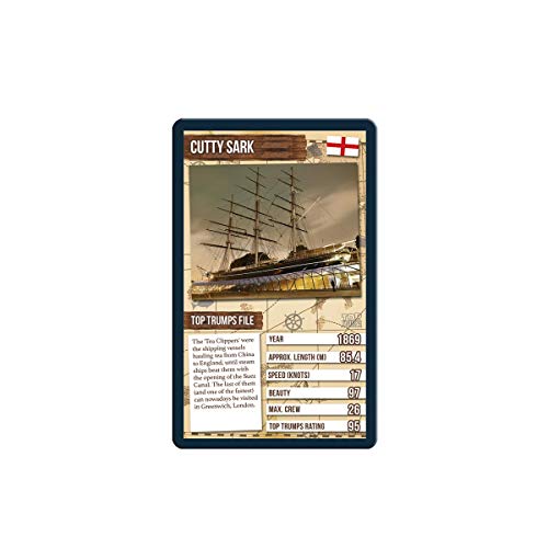 Ships Top Trumps Card Game,World Famous Ships Ships