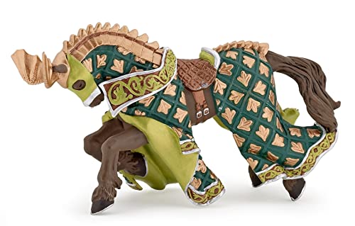 Papo Weapon Master Dragon Horse Toy, Green/Gold