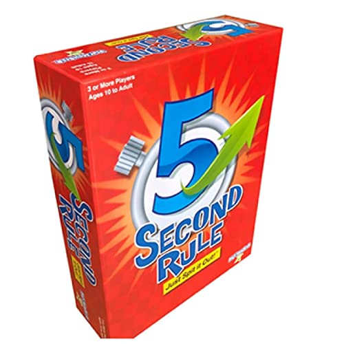 5 Second Rule Party Game - 2nd Edition - Think Fast and Shout Out Answers - Ages 10+