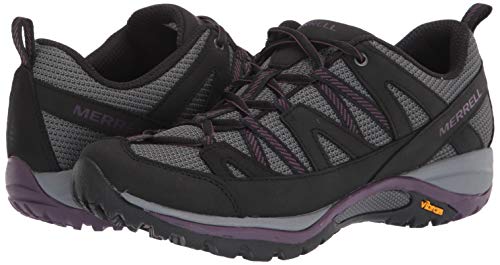 Merrell womens Siren Sport 3 Hiking Shoe, Black/Blackberry, 7 US