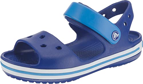 Crocs Kids' Crocband Sandals, Cerulean Blue/Ocean, 12 Little Kid