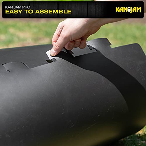 Kan Jam PRO Set Disc Throwing Game, American Made - Perfect for Outdoors, Beach, Backyard, Tailgates, Indoors and Outdoors,Black