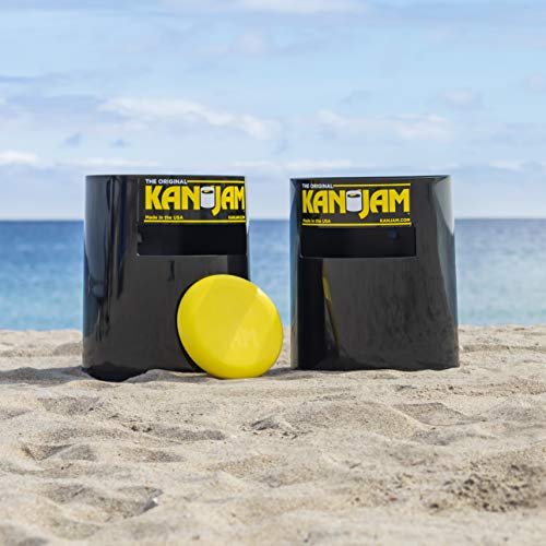 Kan Jam Disc Toss Game Sets - Original, Illuminate, and Pro Versions - American Made, for Backyard, Beach, Park, Tailgates, Outdoors and Indoors, 20' x16'