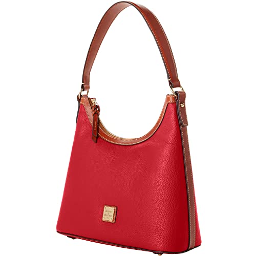 Dooney and Bourke Handbag, Pebble Grain Hobo Shoulder Bag - Red