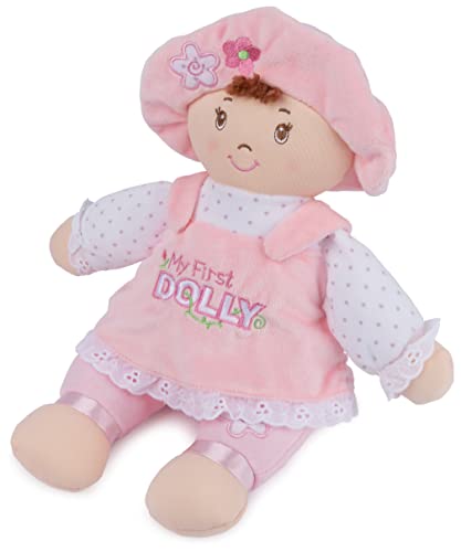 GUND Baby My First Dolly, Plush Doll for Babies and Toddlers, Pink/White, 13”
