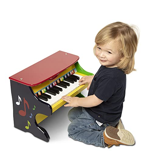 Melissa and Doug Learn-To-Play Piano With 25 Keys and Color-Coded Songbook - Toy Piano For Baby, Kids Piano Toy, Toddler Piano Toys For Ages 3+