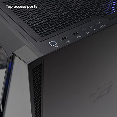 iBuyPower Pro Gaming PC Computer Desktop SlateMR2000 (Intel i3-12100F 3.3 GHz, Nvidia GeForce GTX 1650 4GB, 8 GB 3000 MHz DDR4 RAM, 500 GB NVMe SSD, WiFi Ready, Windows 11 Home)