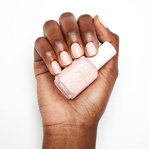 essie Salon-Quality Nail Polish, 8-Free Vegan, Sheer Pale Pink, Ballet Slippers, 0.46 fl oz