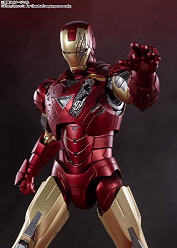 Tamashii Nations - Iron Man Mark 6 -<Battle Damage> <Battle of New York> Edition Avengers, Bandai Spirits S.H.Figuarts Action Figure